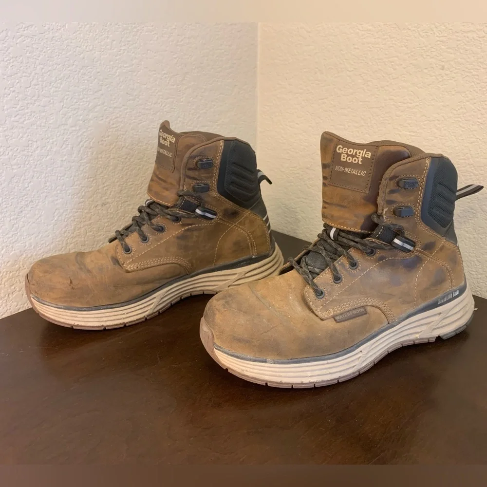Georgia Boot DuraBlend  Composite Toe Waterproof Work Boot GB00624 Men's Size8.5
